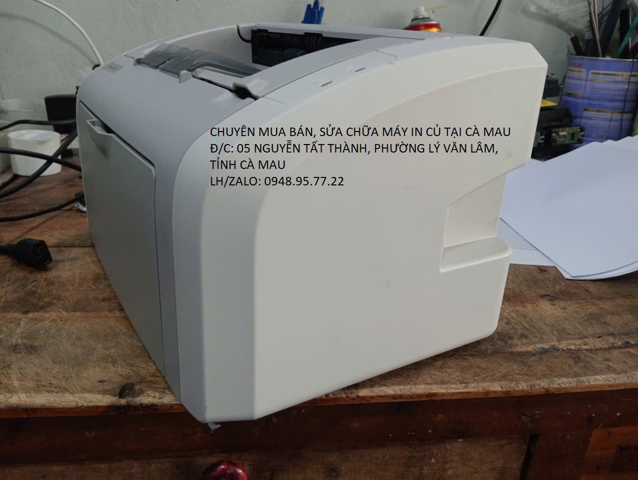 sửa chửa máy in củ cà mau